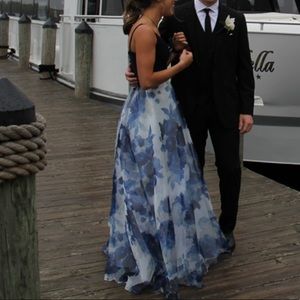 Beautiful floral prom dress
